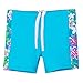 TFJH E Toddler Girls Swimwear 2pcs Sun Protection UPF 50+ Swimsuit Blue Short 4A