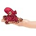 Folkmanis Mini Red Octopus Finger Puppet, 8