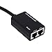 JahyShow HDMI Extender Over RJ45 CAT5e CAT6 LAN Ethernet Network Balun Adapter Repeater Up to 100ft 1080P HDMI Cable, 30M Sender + Receiver, 2 Ports RJ45