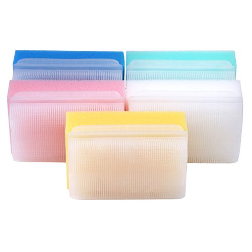 Dolland 5 Pcs Colorful Sensory Brushes Kids Early Education Touch Massage Brush Tactile Brush Wash Bath Sponge Scrub Bristle Brush - Thumbnail 2