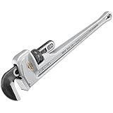 RIDGID 31105 Model 824 Aluminum Straight Pipe Wrench, 24-inch Plumbing Wrench