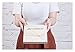 LOVENJOY with Gift Box Deer Mr and Mrs Monogram Wedding Engagement Cake Decoration Topper Black (4.3-inch) (Updated Version)