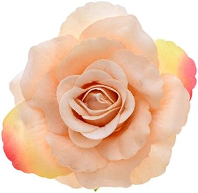 June Bloomy Vintage Velet Rose Flower Hair Clips Party Brooch Corsage Hairpin