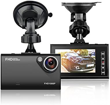 Dashboard Camera XME FHD 1080P 2.7" LCD DVR 170°Wide Angle Display Car Vedio Recorder Dash Cam with Motion Detection, G-Sensor, Loop Recording
