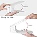 femor Shoe Slots Organizer, Adjustable Shoe Rack Shoe Organizer - Double Layer Stack - Space Saver Storage Rack Holder 10-Pack (9.8Inch，White)