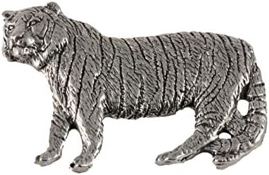 Tiger Pin Handcrafted Lapel Pin Brooch, Handsome Quality Craftsmanship, Made and Designed in America