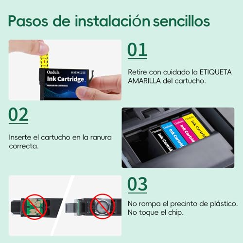 Ondula 9-Pack XP-2200 Ink Cartridge Compatible with Epson 604XL for Expression Home XP-2200 XP-2205 XP-3200 XP-3205 XP-4200 XP-4205 WF-2930 WF-2935 (3 Cyan, 3 Magenta, 3 Yellow)