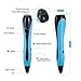 3D Printing Pen for Model Doodling - Me Suger 2019 Newest 3D Drawing Printing Pen with 12 Colors 120 Feet 1.75mm PLA Filament Refills and Stencil Safe Non-Clogging for Kids/Teens/Adults - Blue