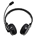 IMAGE® 2 in 1 Over the Head Boom Mic Microphone Stereo Bluetooth Headset Wireless Handsfree Headphone Nosie Canceling (Black)