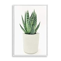 Framed Canvas Wall Art Green Plants Canvas Prints Home Artwork Decoration for Living Room,Bedroom - 16x24 inches