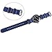 Ritche Christmas Gift 20mm Blue Military Ballistic Nylon Strap With Black Heavy Buckle Bands for Omega x Swatch Moonswatch Compatible with Timex Weekender Watch Band, White Elephant Gifts, Stocking Stuffers for Men