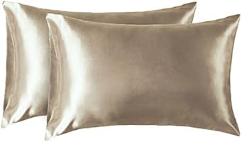 Bedsure Satin Pillowcases Set of 2