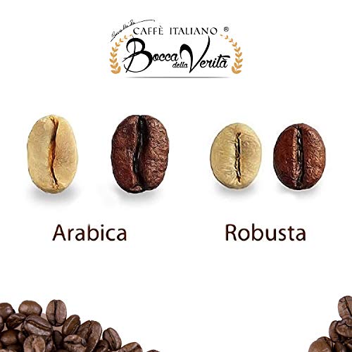 BOCCA DELLA VERITA® - Italienische Kaffeebohnen, Aroma OMERO ESPRESSO SUPERIORE, 3 Packungen mit 1 kg, Natürlich und… – Bild 4