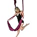 Bormart Aerial Yoga Swing - Ultra Strong Antigravity Yoga Hammock/Trapeze/Sling for Air Yoga Inversion Exercises - Include 2 Extensions Straps, Carabiners and Carrying Bag (Purple)