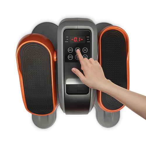 POWER LEGS Eliptic Trainer + Regalo Compresa Cervical Térmica | Elíptica motorizada compacta con 3 programas de Entrenamiento pre-programado | Recupera Movilidad y Alivia cansancio Muscular
