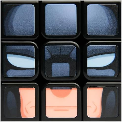 Cube, Cubers - Batman, 3x3 DC Zauberwürfel im Batman-Design, mit coolem Zubehör: Fledermausohren, Körper, Ständer - die Superhelden-Challenge, ab 8 Jahren