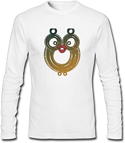 Cute Owl Vintage Rock Young Men O-Neck Long Sleeves T-shirts Fashion 100% Cotton Casual Wear