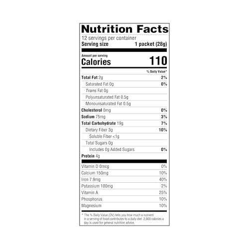 AMAZON GROCERY, ORIGINAL INSTANT OATMEAL, 0.98 OZ, 12 CT
