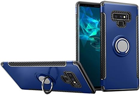 Hayder Galaxy Note 9 Case, Car Magnetic Kickstand 360 Degree Ring Holder Protection Cover