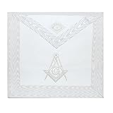 White Master Mason Masonic Apron