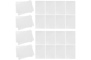 SEWACC Lot de 50 feuilles de papier marbré pour peinture à l'eau - Couleurs vives - Facile à utiliser