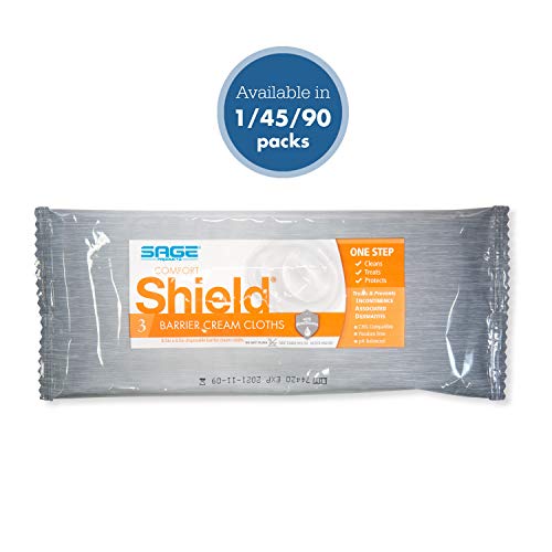 Stryker Sage Comfort Shield Barrier Cream Cloths with Dimethicone 1