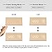 BlaCOG Alarm Clock Display Time Date Temperature,Wooden Alarm Clock for Bedroom,Digital clock Adjustable Brightness Voice Control-Bamboo/White