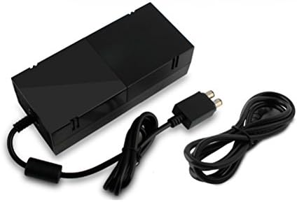 UNM AC Adapter Power Supply for Xbox One [Latest Version] Console-12V 17.9A Best Game Charger Accessory with US Plug Cable Auto Voltage 120-240V, Black