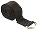 FIT SPIRIT 6ft Fitness Exercise Yoga Strap - Black