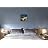 Highly Detailed Earth Illuminated by Moonlight Night Earth Africa and Middle East - Canvas Art Wall Art - 16" x 16"