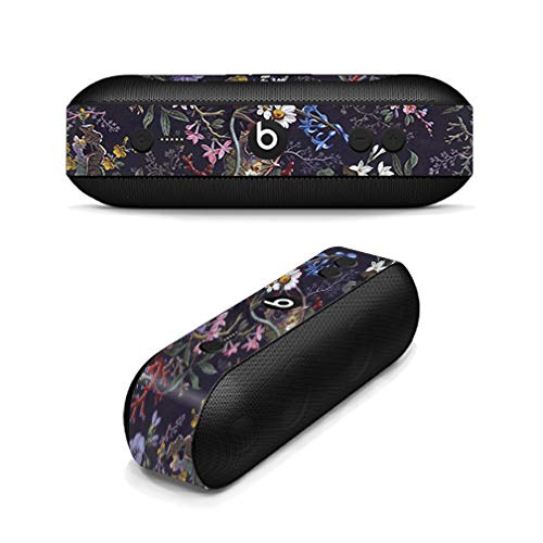MightySkins Skin Compatible With Beats Pill Plus - Midnight Blossom | Protective, Durable, and Unique Vinyl Decal wrap cover | Easy To Apply, Remove, and Change Styles | Made in the USA