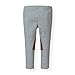 Hope & Henry Girls' Ponte Riding Pants, 7, Gray Heather