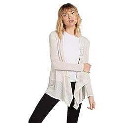 Volcom Women's Go Go Wrap Open Front Cardigan