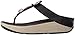FitFlop Women's Jeweley Toe-Post Flip Flop, Black, 9 M US