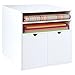 2-Drawer Organizer Cube - Classic White