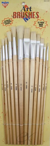 Economy Set of 12 Bristle Brushes