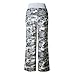 Pants for Womens, FORUU Ladies Summer Printed Drawstring Wide Leg Pants Leggings