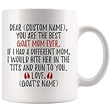 Personalized Goat Moms, Goat Mom Ever Mug, Goat