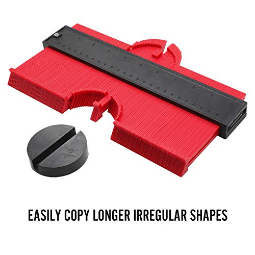 2 Pack Contour Gauge Duplicator, 10 Inch Widen Contour Tool Profile