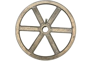 CHICAGO DIE CASTING 10" A Groove Pulley with 1" Bore, no Keyway. Chicago Die Cast Pulley, 100% Made in The USA!