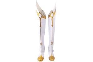 Loveian Womens Genshin Impact Paimon Boots Shoes Halloween Cosplay Costume