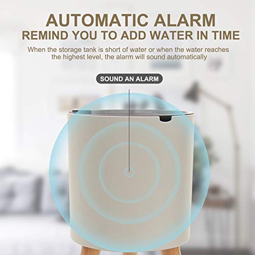 Intelligent Plant Pot with Stand, 7.5 Inch Self Watering and Drainage System, Water Shortage Alarm Flower Pot for Indoor Outdoor Decoration