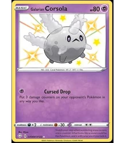 Amazon.com: Pokemon - Carkol SV068/SV122 - Shining Fates - Shiny Vault