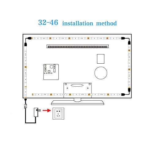 image for Minger RGB Bias Backlight for HDTV, 2×20+2×30 inches LED Backlight S