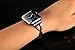 Moretek Apple Watch Series 3 Band, Strap Stainless Steel Band iWatch Wrist Straps with Crystal Rhinestone Diamond for Apple Watch Series 3 & 2 & 1 & Sport & Edition Version (Fine Black 42 mm )