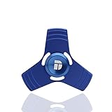 3D Figit Spinner Toy DolTech Aluminium alloy High Speed Table & Hand Spinner EDC Focus Toy Relieve Stress, Anxiety, ADHD, and Boredom (Blue)