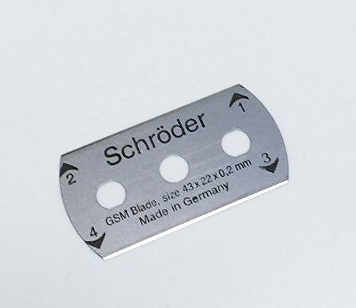 Blade for GSM-100 Circle Paper Cutter/ Round Fabric Cutter 100cm^2 GSM Sample Cutter (Two blades)