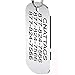 Stainless Steel Pet ID Tags Dog Tags Personalized Front and Back Engraving (Military)