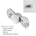 Fidget Spinner EDC Stress Reducer - 2017 New Design Fidget Hand Spinner Metal Fast Bearings Finger Toy Great gift Perfect For ADD, ADHD, Anxiety, and Autism Adult Children(Silver Small)
