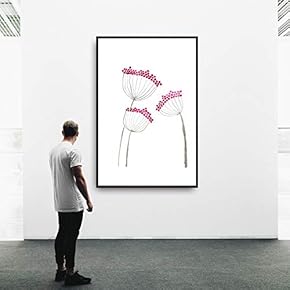Framed Canvas Wall Art Beautiful Leaves Canvas Prints Home Artwork Decoration for Living Room,Bedroom - 16x24 inches
